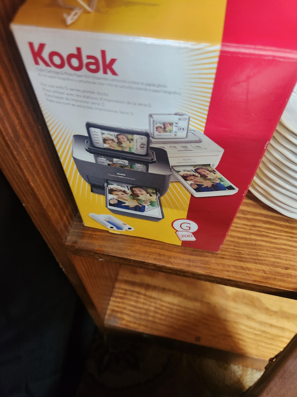 Kodak Yellow and Red Instant Photo Printer Packaging